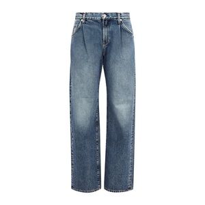 NWT $355 DAILY BLUE by ADRIANO GOLDSCHMIED LOVE pleated jeans 28